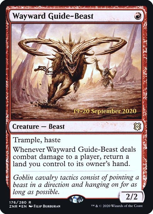 Wayward Guide-Beast from Zendikar Rising Promos (Rare)