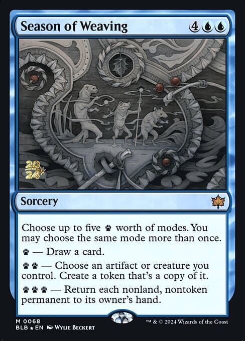 Season of Weaving from Bloomburrow Promos (Mythic)