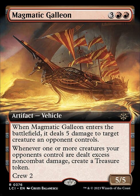 Magmatic Galleon from The Lost Caverns of Ixalan (Rare)