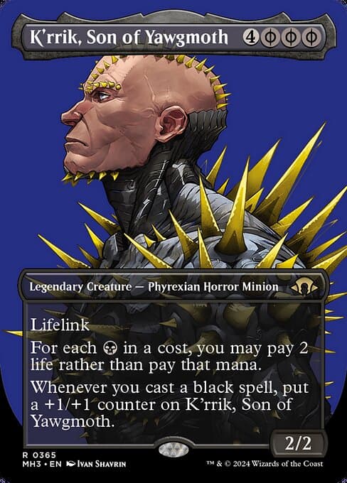 K'rrik, Son of Yawgmoth from Modern Horizons 3 (Rare)