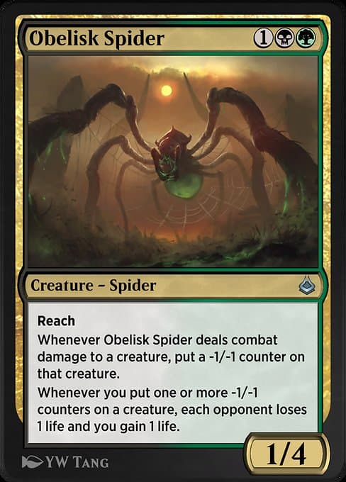Obelisk Spider from Amonkhet Remastered (Uncommon)