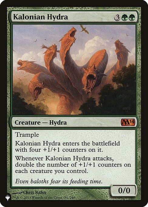 Kalonian Hydra from The List (Mythic)