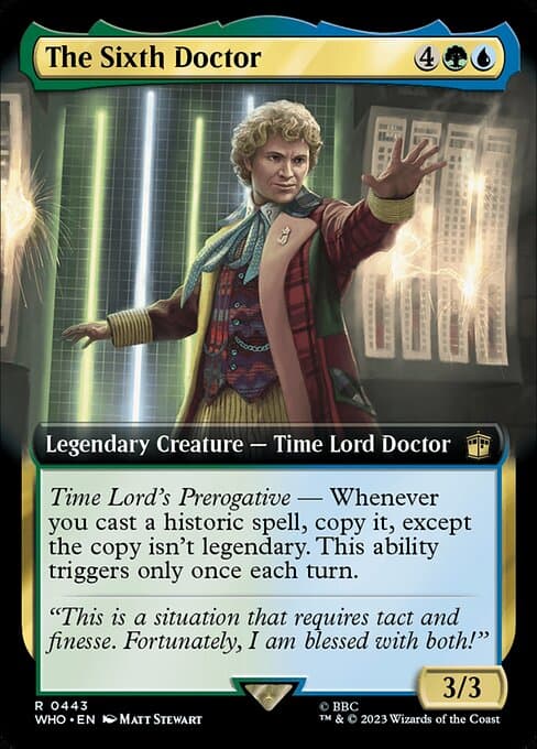 The Sixth Doctor from Doctor Who (Rare)
