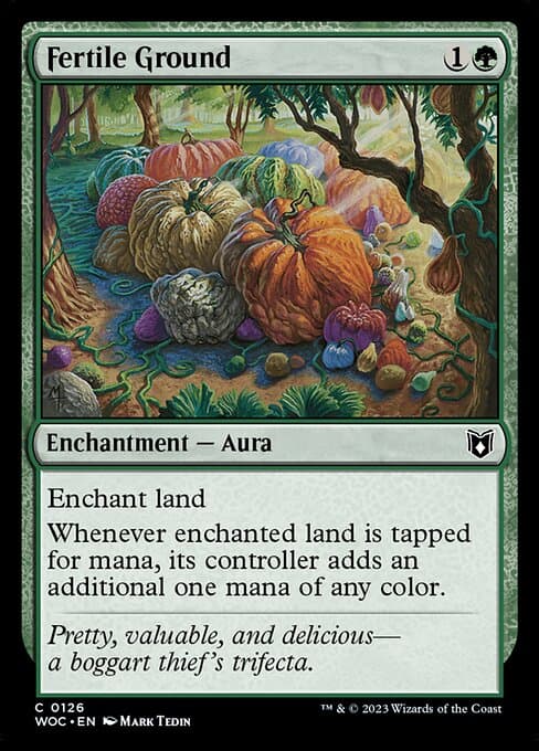 Fertile Ground from Wilds of Eldraine Commander (Common)