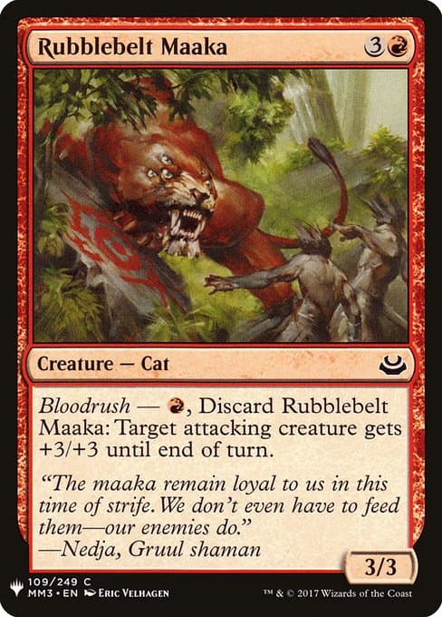 Rubblebelt Maaka from The List (Common)