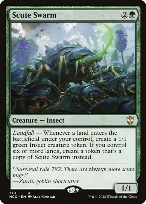 Scute Swarm from New Capenna Commander (Rare)