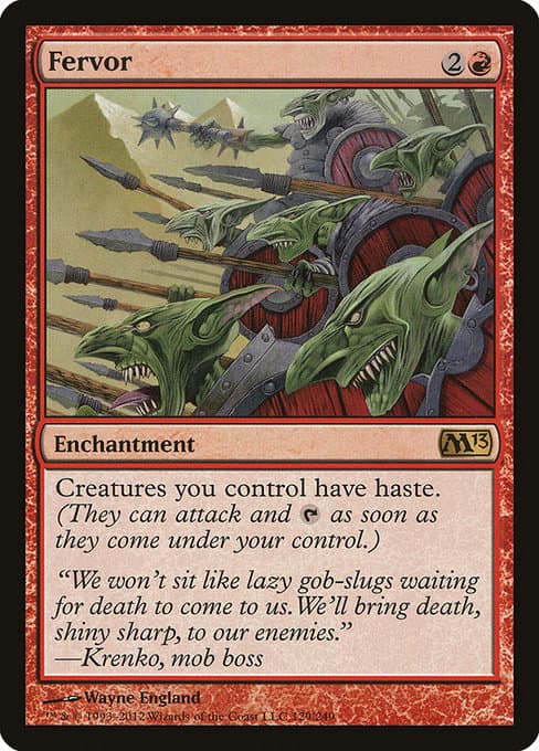 Fervor from Magic 2013 (Rare)