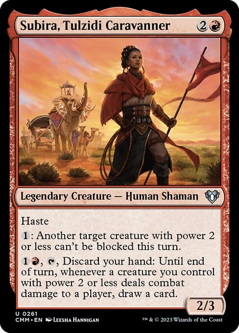 Subira, Tulzidi Caravanner from Commander Masters (Uncommon)