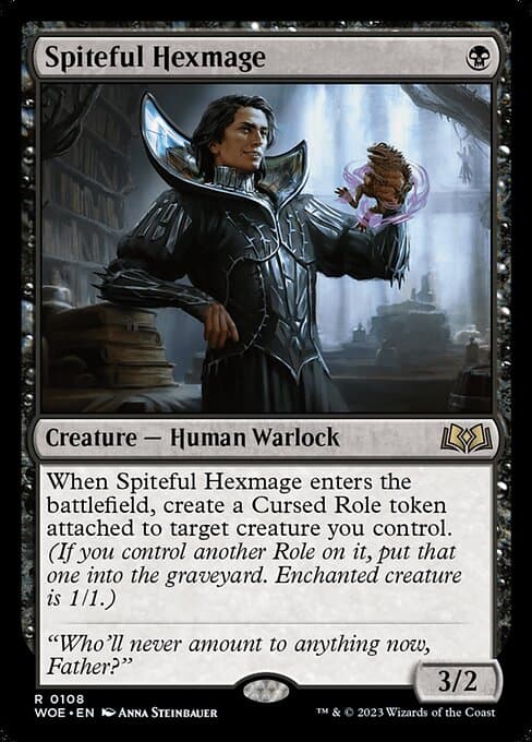 Spiteful Hexmage from Wilds of Eldraine (Rare)