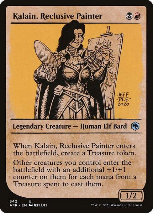 Kalain, Reclusive Painter from Adventures in the Forgotten Realms (Uncommon)