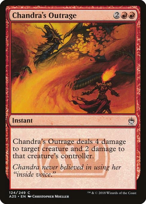 Chandra's Outrage from Masters 25 (Common)