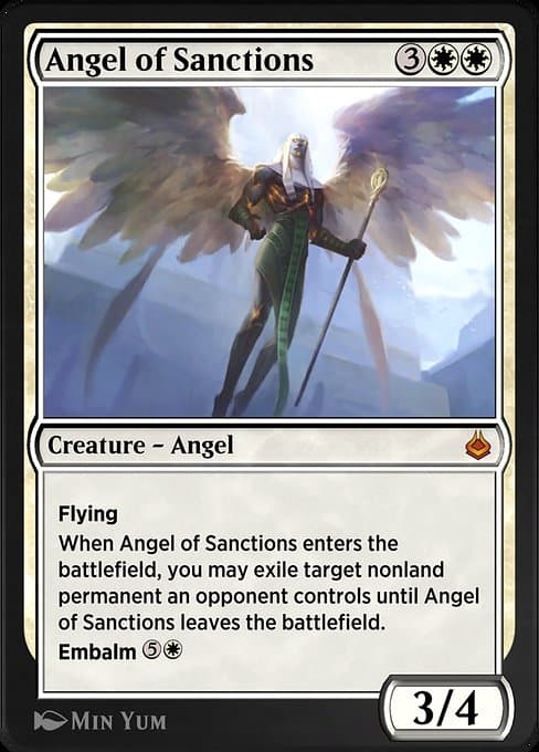Angel of Sanctions from Amonkhet Remastered (Mythic)
