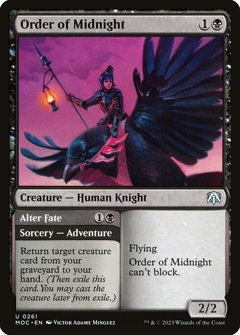 Order of Midnight // Alter Fate (Uncommon)