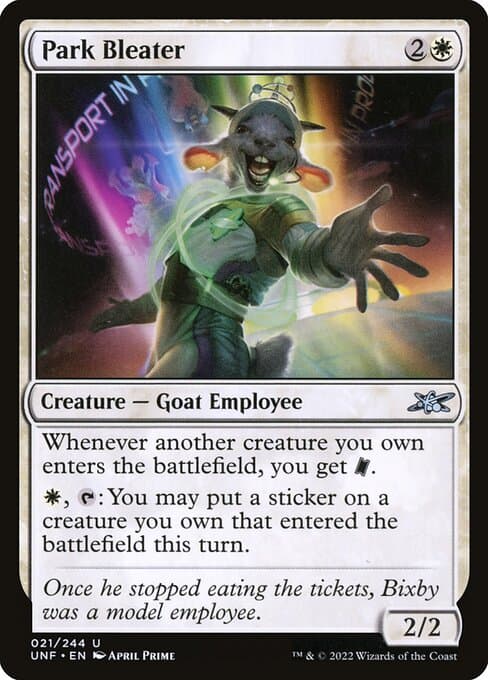 Park Bleater from Unfinity (Uncommon)