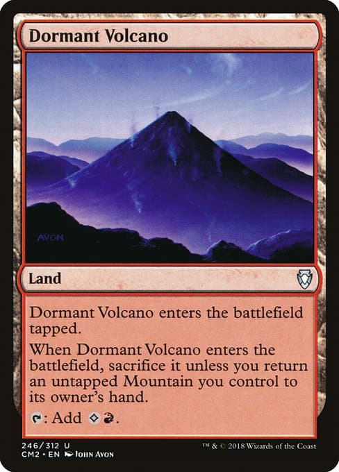 Dormant Volcano from Commander Anthology Volume II (Uncommon)