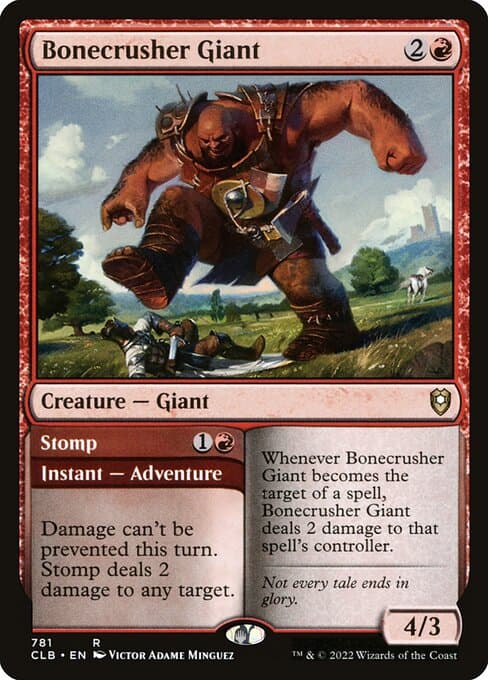 Bonecrusher Giant // Stomp (Rare)