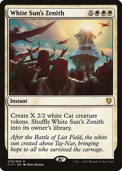 White Sun's Zenith from Commander 2017 (Rare)