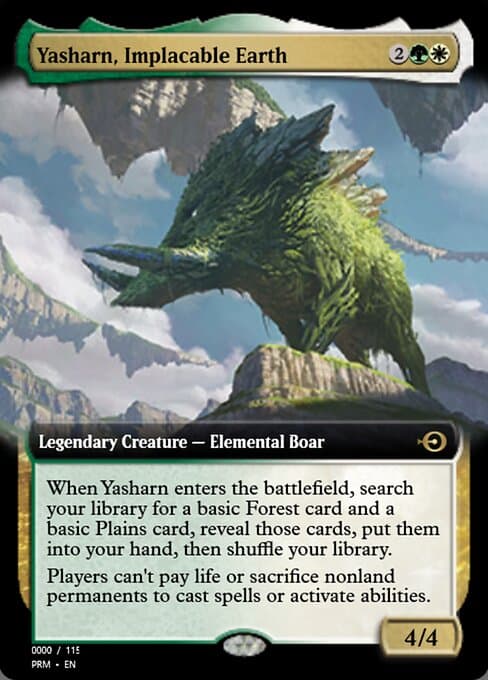 Yasharn, Implacable Earth from Magic Online Promos (Rare)