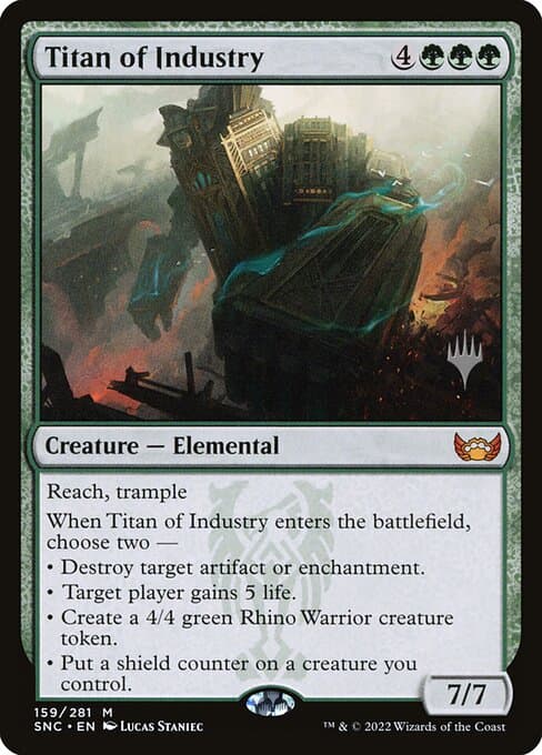 Titan of Industry from Streets of New Capenna Promos (Mythic)