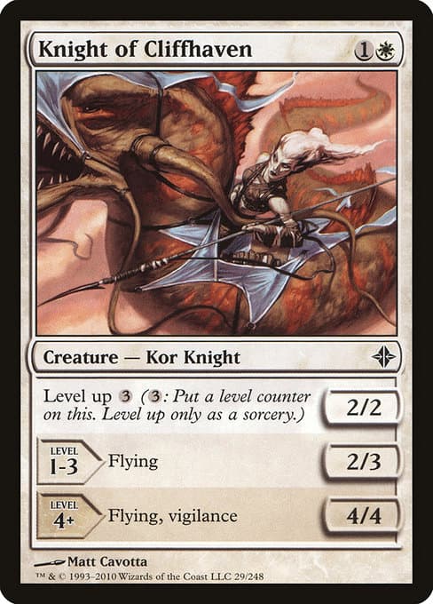 Knight of Cliffhaven from Rise of the Eldrazi (Common)