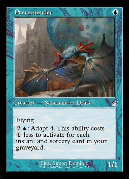 Pteramander from Ravnica Remastered (Uncommon)
