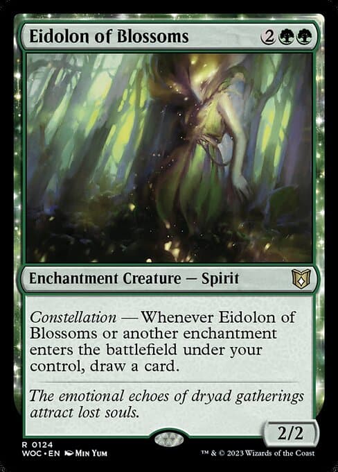 Eidolon of Blossoms from Wilds of Eldraine Commander (Rare)