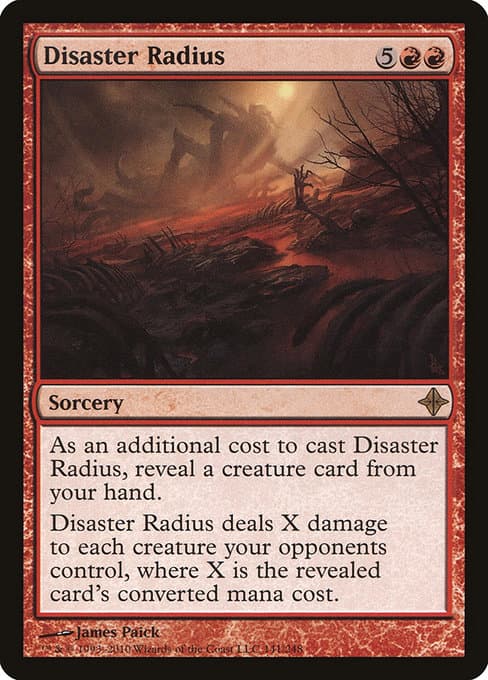 Disaster Radius from Rise of the Eldrazi (Rare)