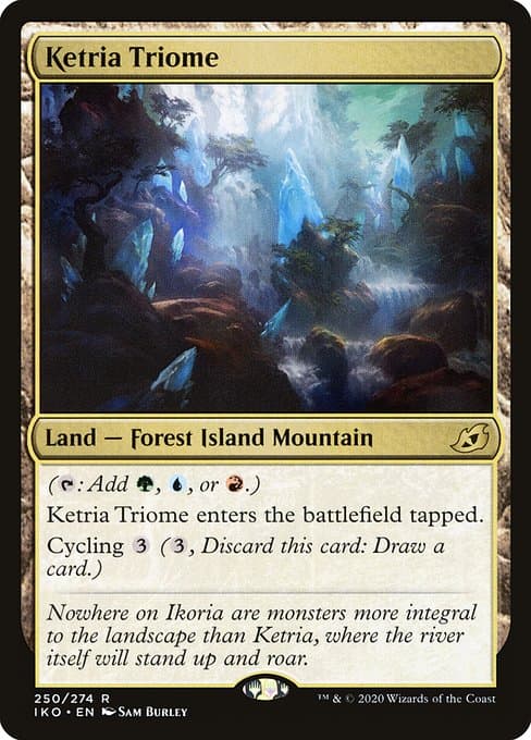 Ketria Triome from Ikoria: Lair of Behemoths (Rare)