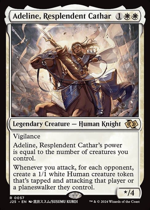 Adeline, Resplendent Cathar from Foundations Jumpstart (Rare)