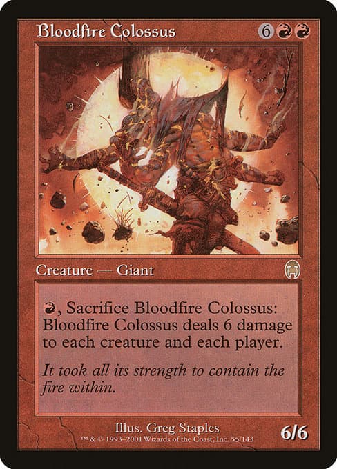 Bloodfire Colossus from Apocalypse (Rare)