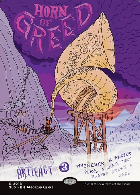 Horn of Greed from Secret Lair Drop (Rare)