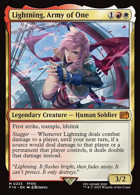 Lightning, Army of One (Mythic)