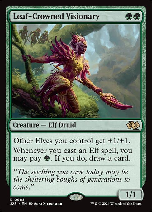 Leaf-Crowned Visionary from Foundations Jumpstart (Rare)