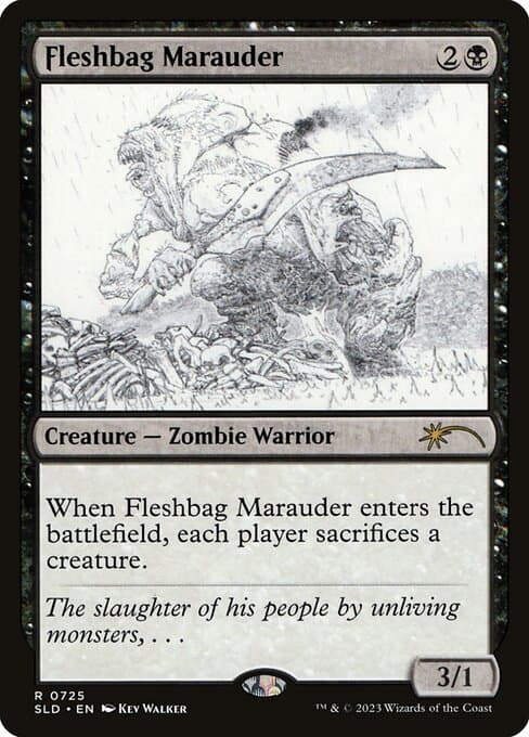 Fleshbag Marauder from Secret Lair Drop (Rare)