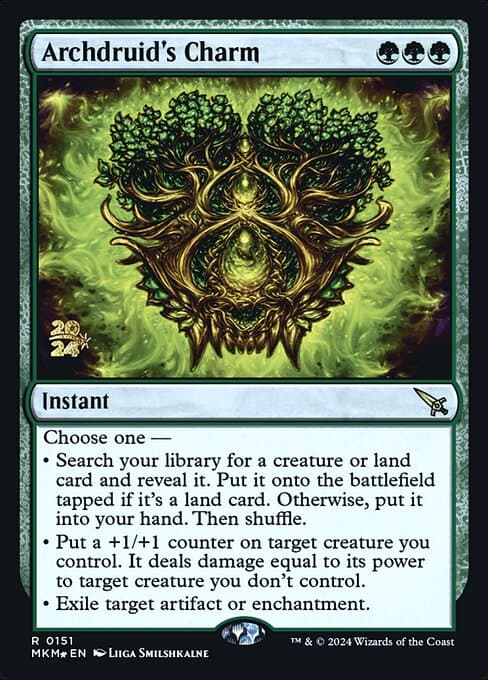 Archdruid's Charm from Murders at Karlov Manor Promos (Rare)