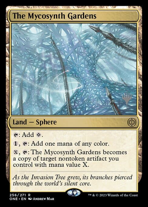 The Mycosynth Gardens from Phyrexia: All Will Be One Promos (Rare)