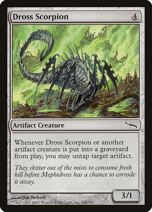 Dross Scorpion from Mirrodin (Common)