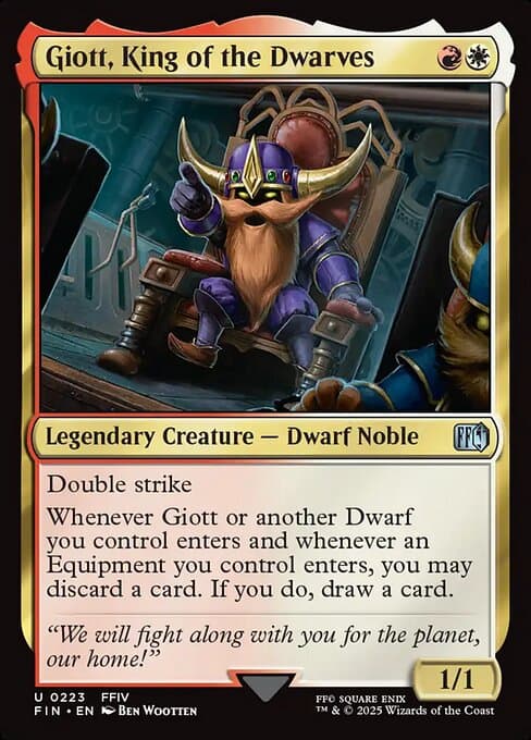 Giott, King of the Dwarves (Uncommon)