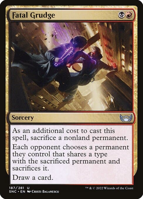 Fatal Grudge from Streets of New Capenna (Uncommon)