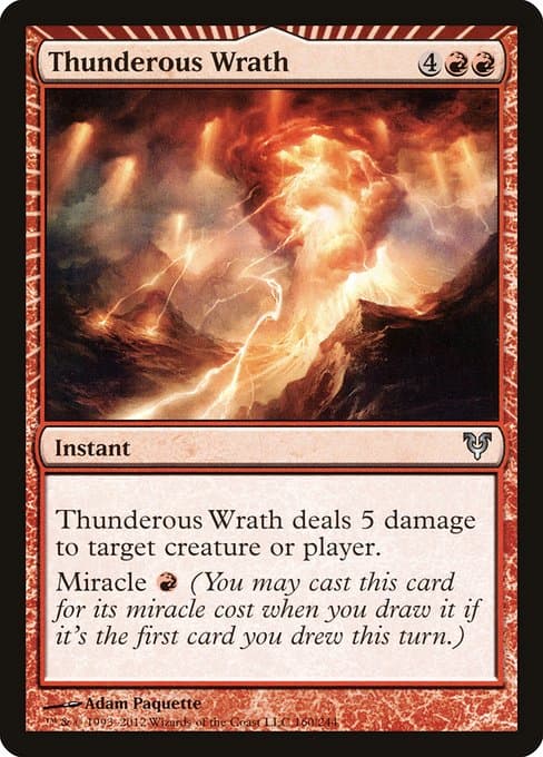 Thunderous Wrath from Avacyn Restored (Uncommon)