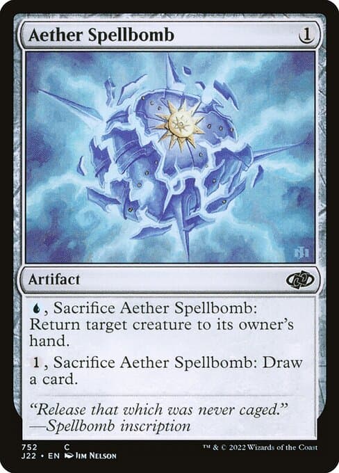 Aether Spellbomb from Jumpstart 2022 (Common)