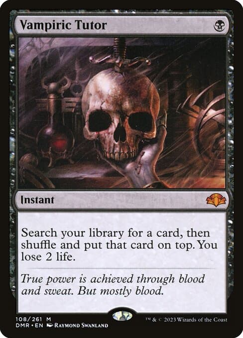 Vampiric Tutor from Dominaria Remastered (Mythic)