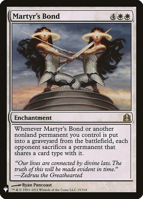 Martyr's Bond from The List (Rare)