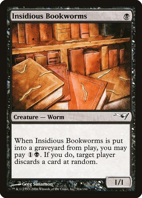 Insidious Bookworms (Common)