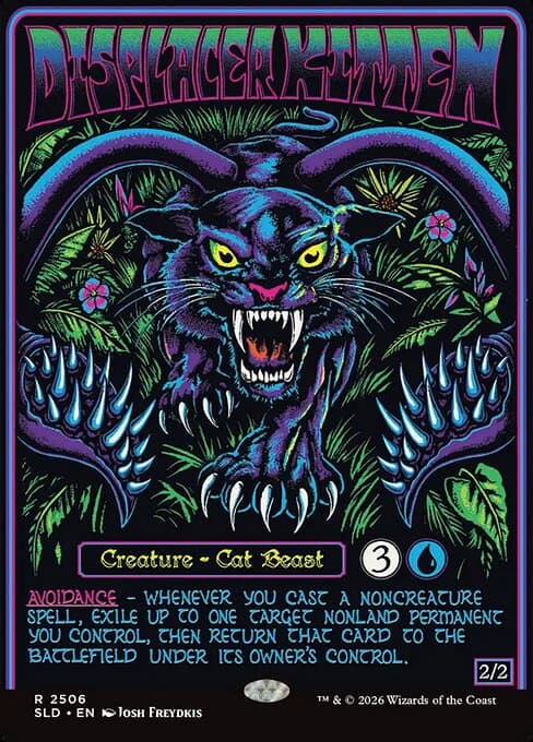 Displacer Kitten from Secret Lair Drop (Rare)