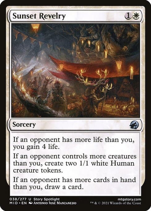 Sunset Revelry from Innistrad: Midnight Hunt (Uncommon)