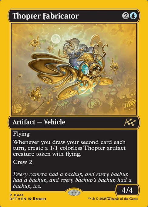Thopter Fabricator from Aetherdrift (Rare)