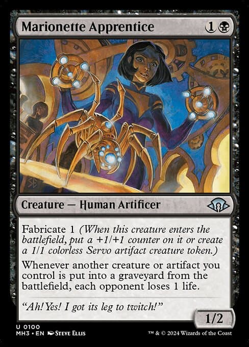 Marionette Apprentice from Modern Horizons 3 (Uncommon)