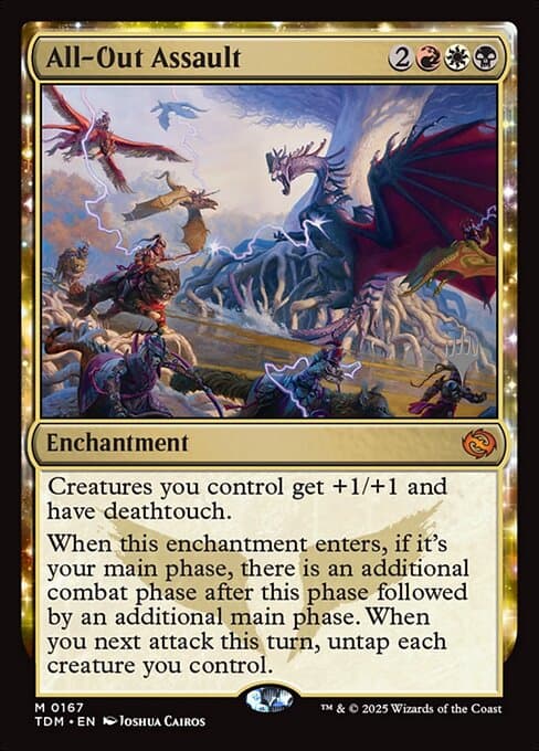 All-Out Assault from Tarkir: Dragonstorm Promos (Mythic)