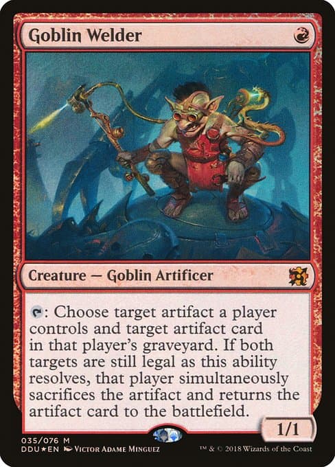Goblin Welder from Duel Decks: Elves vs. Inventors (Mythic)